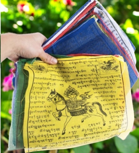 Tibetaanse Gebedsvlaggen Groot