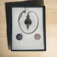 Edelsteen Pendel Set