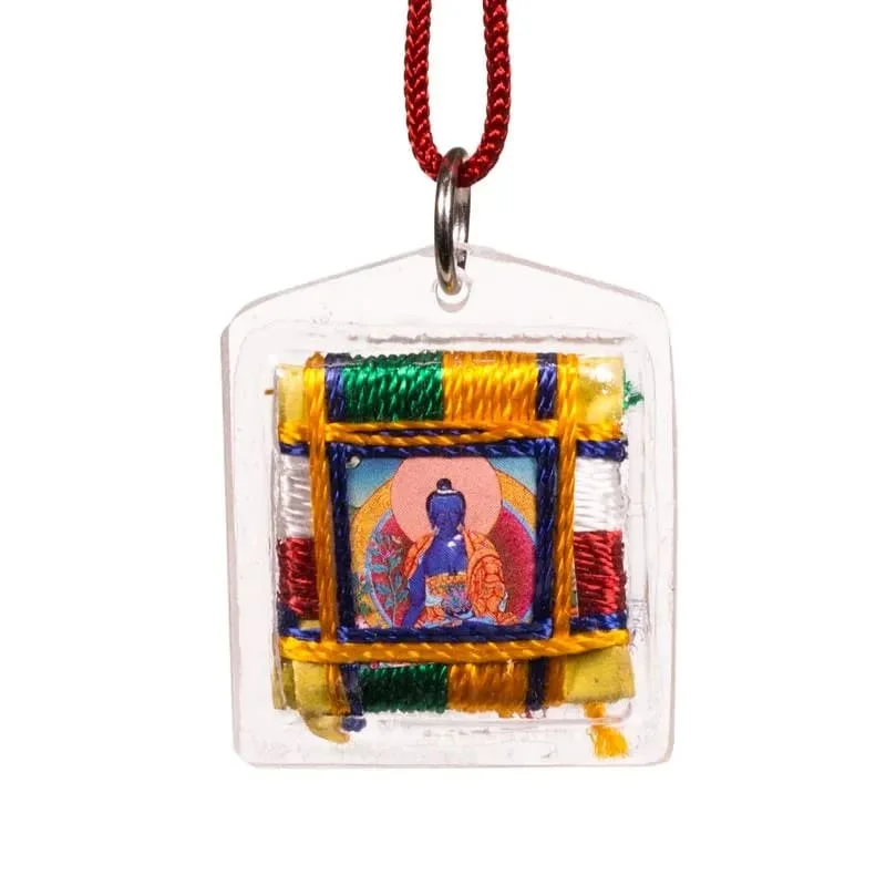 Beschermhanger Tibetaanse boeddha - Sieraden - Spiritueelboek.nl