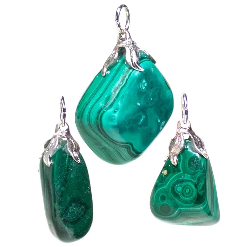 Malachiet edelsteenhanger - Sieraden - Spiritueelboek.nl