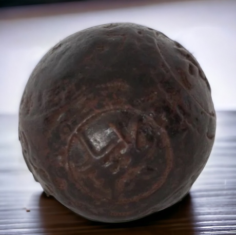 Tibetaans houten geluksbolletje