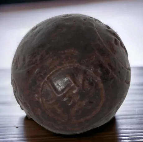 Tibetaans houten geluksbolletje