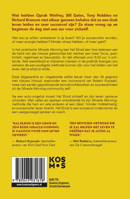 6 gewoontes om je leven succesvoller te maken voor 8.00 uur