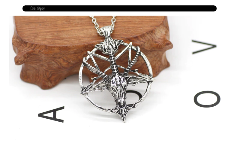 Wicca Pentagram Geit Ketting