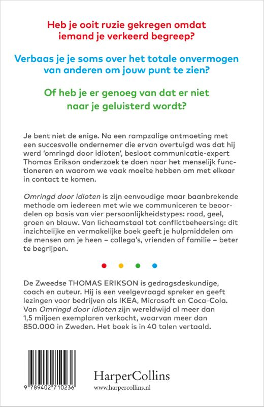 Beter communiceren met collega's, vrienden en familie Erikson, Thomas