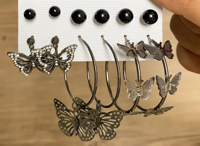 6 Delige Oorbellen Set