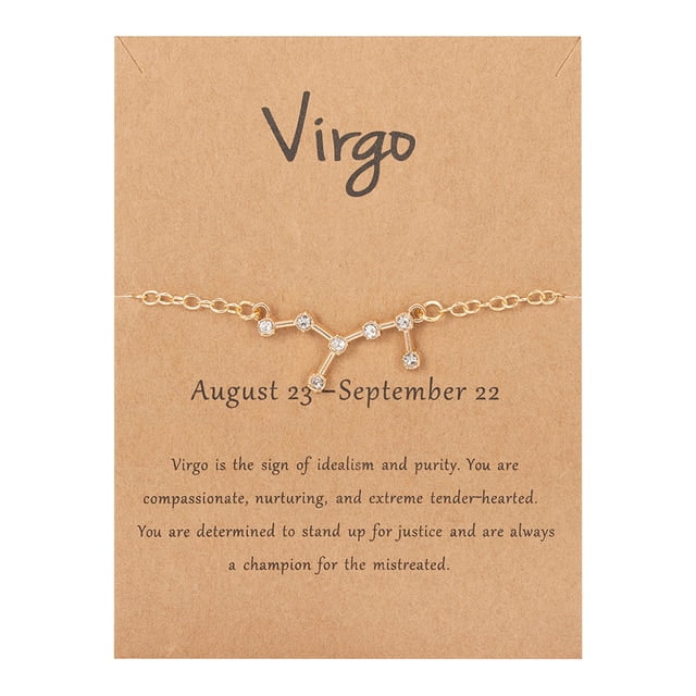 Sterrenbeeld armband goud - Maagd - Sterrenbeeld - Spiritueelboek.nl