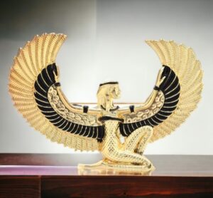 Egyptische godin broche