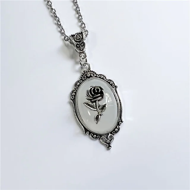Bergkristal ketting met Roos - Sieraden - Spiritueelboek.nl