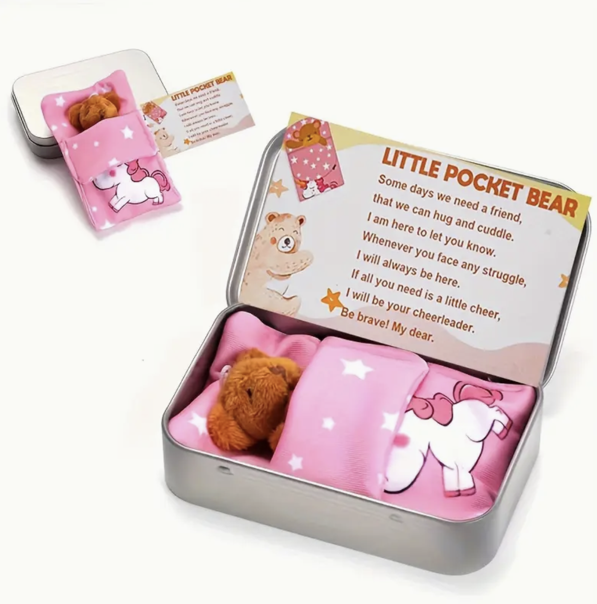 Kleine Pocket Teddybeer