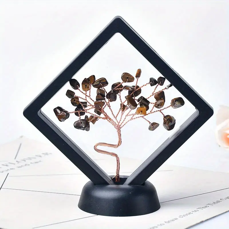 Levensboom Ornament met Tijgeroog - Home & Living - Spiritueelboek.nl