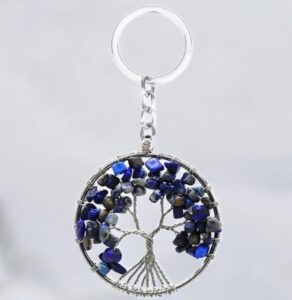Sleutelhanger Lapis Lazuli Levensboom