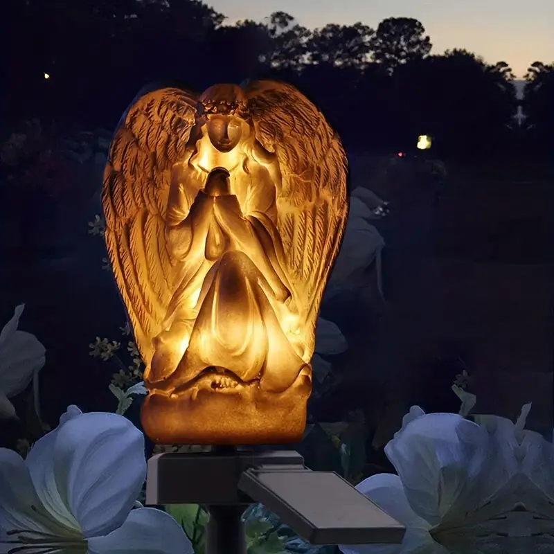 Zonne-Energie Engel Tuinlamp - Tuin & Buiten - Spiritueelboek.nl