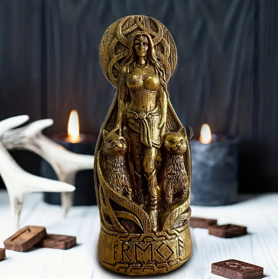 Beeld van Freya