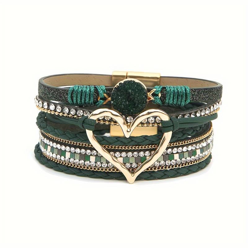 Boheemse Groene Armband