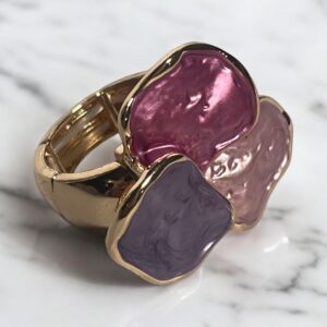 Ring met 3 Paarse Kleuren