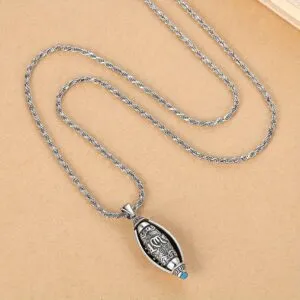 Tibetaanse Ketting met Draaibare Mantra Hanger