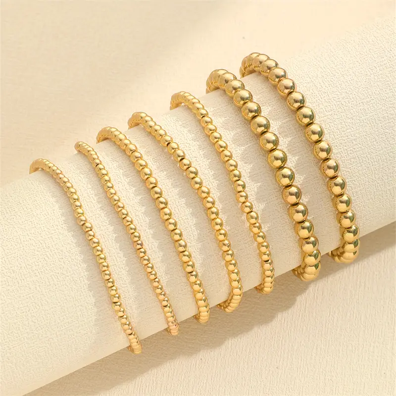Goudkleurige Elastische Armband - Sieraden - Spiritueelboek.nl