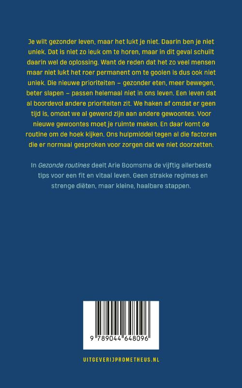 Gezonde routines van Arie Boomsma