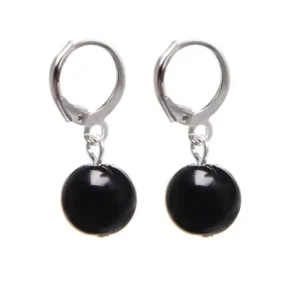 Oorbellen Zwarte Onyx