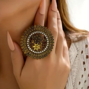 Vintage Ring Holle Bloem