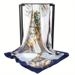 witte Sjaal met Schepenprint