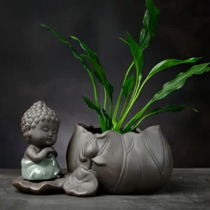 Bloempot Mini Boeddha Groen
