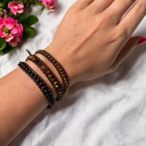 wikkelarmband met bedels