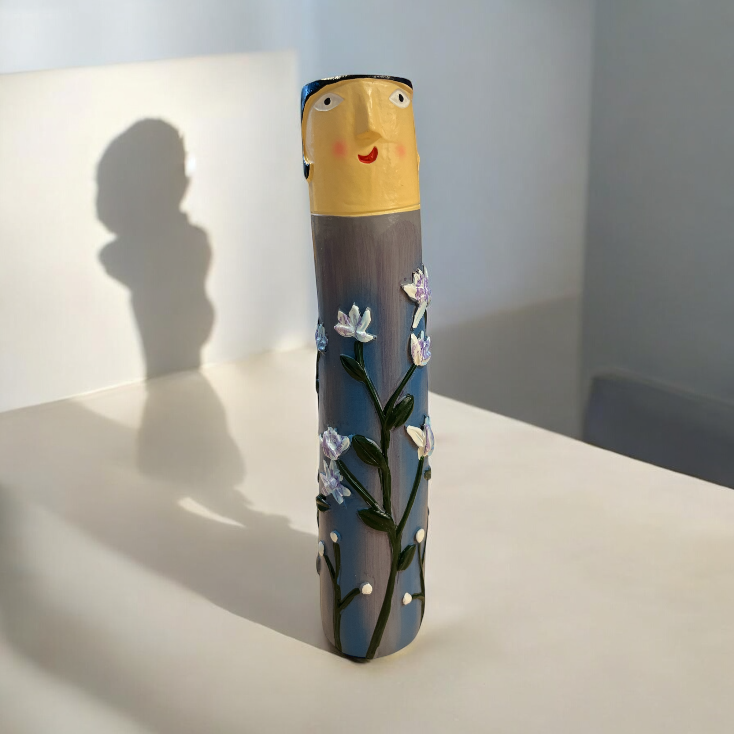 Vrouwen Hars Vaas licht-blauw