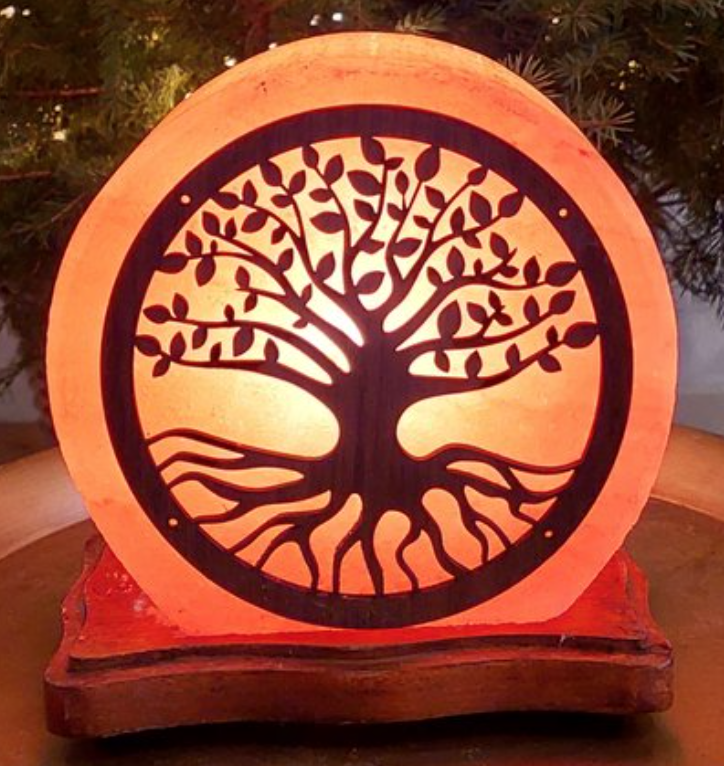Zoutlamp Levensboom - Zout(lampen) - Spiritueelboek.nl