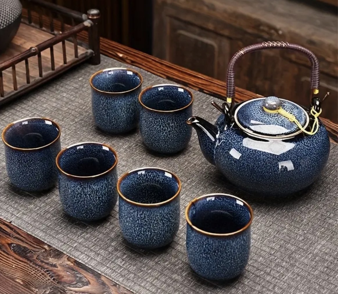 Japanse Porseleinen Theeset