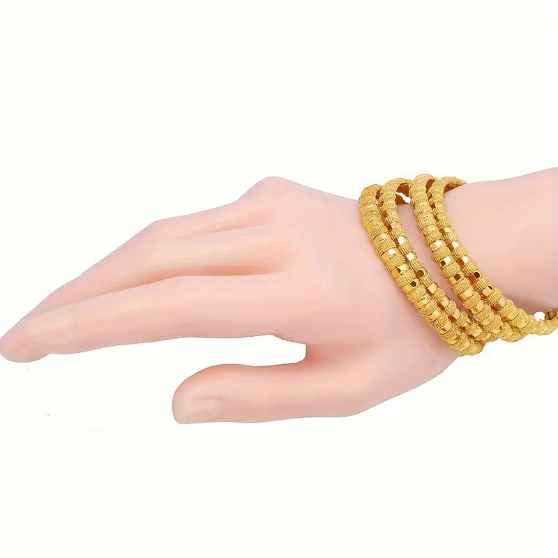 4-delige 24K Vergulde Armbanden Set