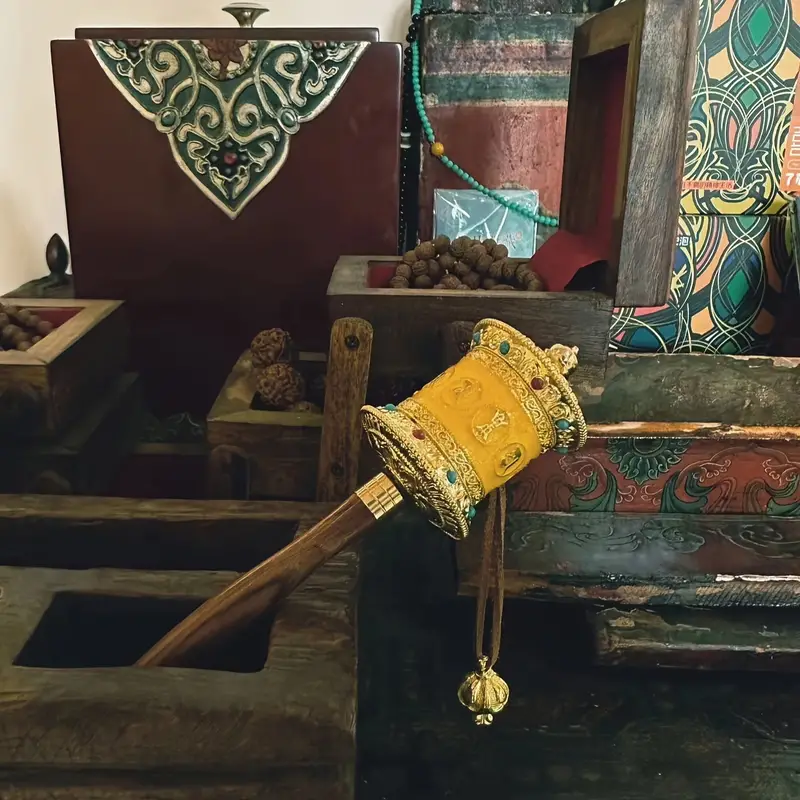 Tibetaanse Gebedswiel Handgemaakt in Tibet