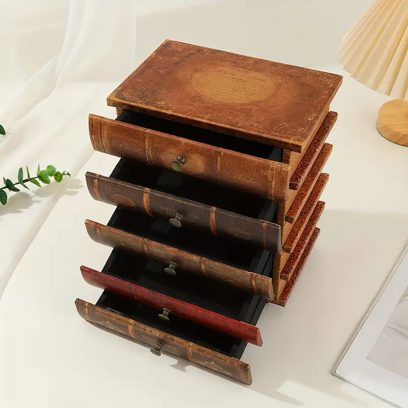 Vintage Boeken Opbergdoos