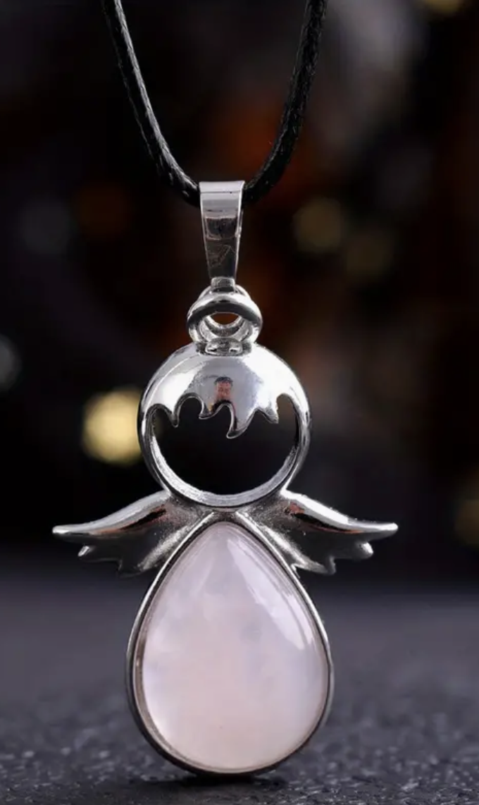 Engel ketting rozenkwarts
