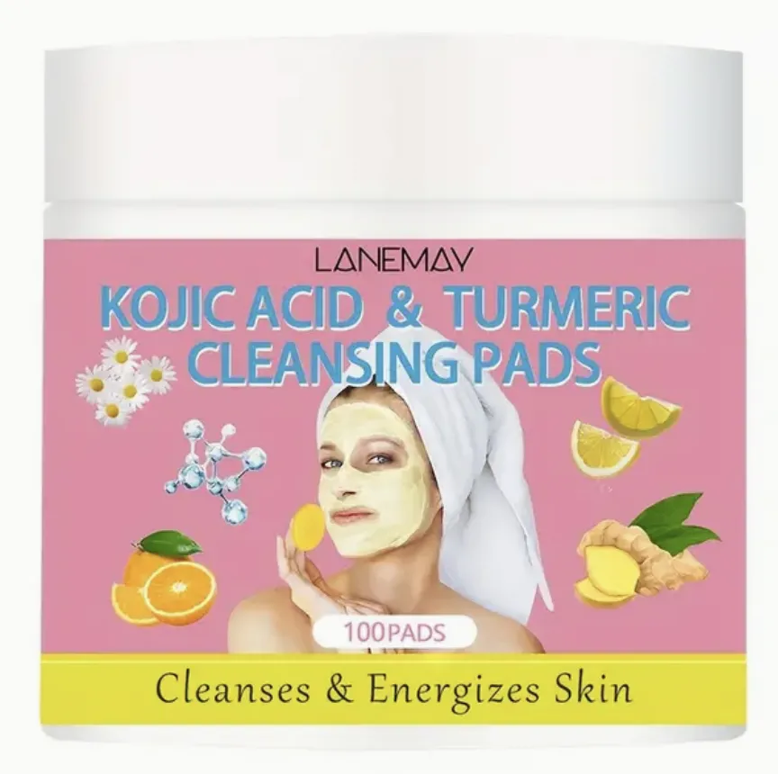 Kurkuma gezichtsreiniging pads