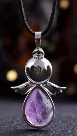 Engel ketting amethist