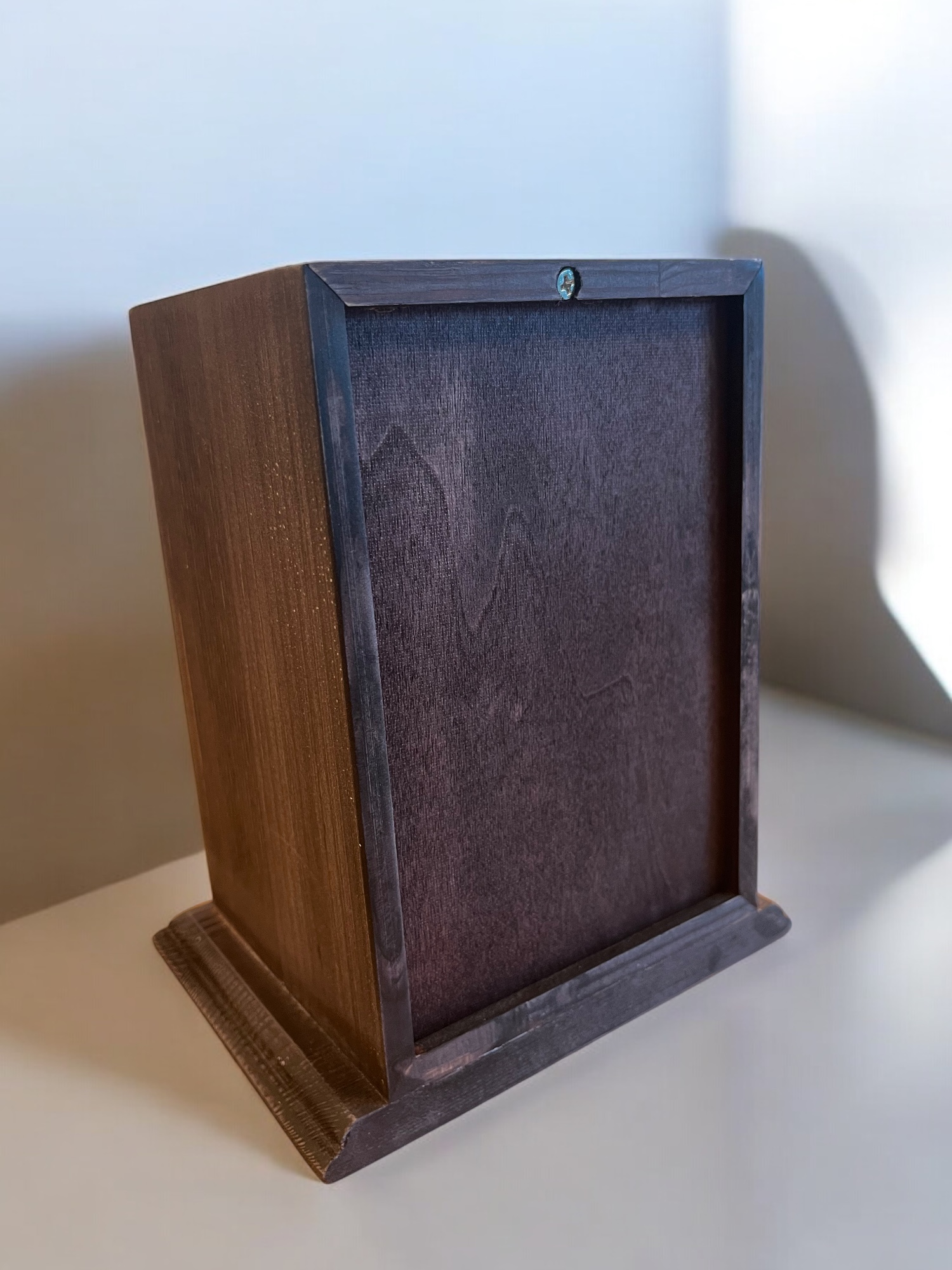 Houten fotolijst urn
