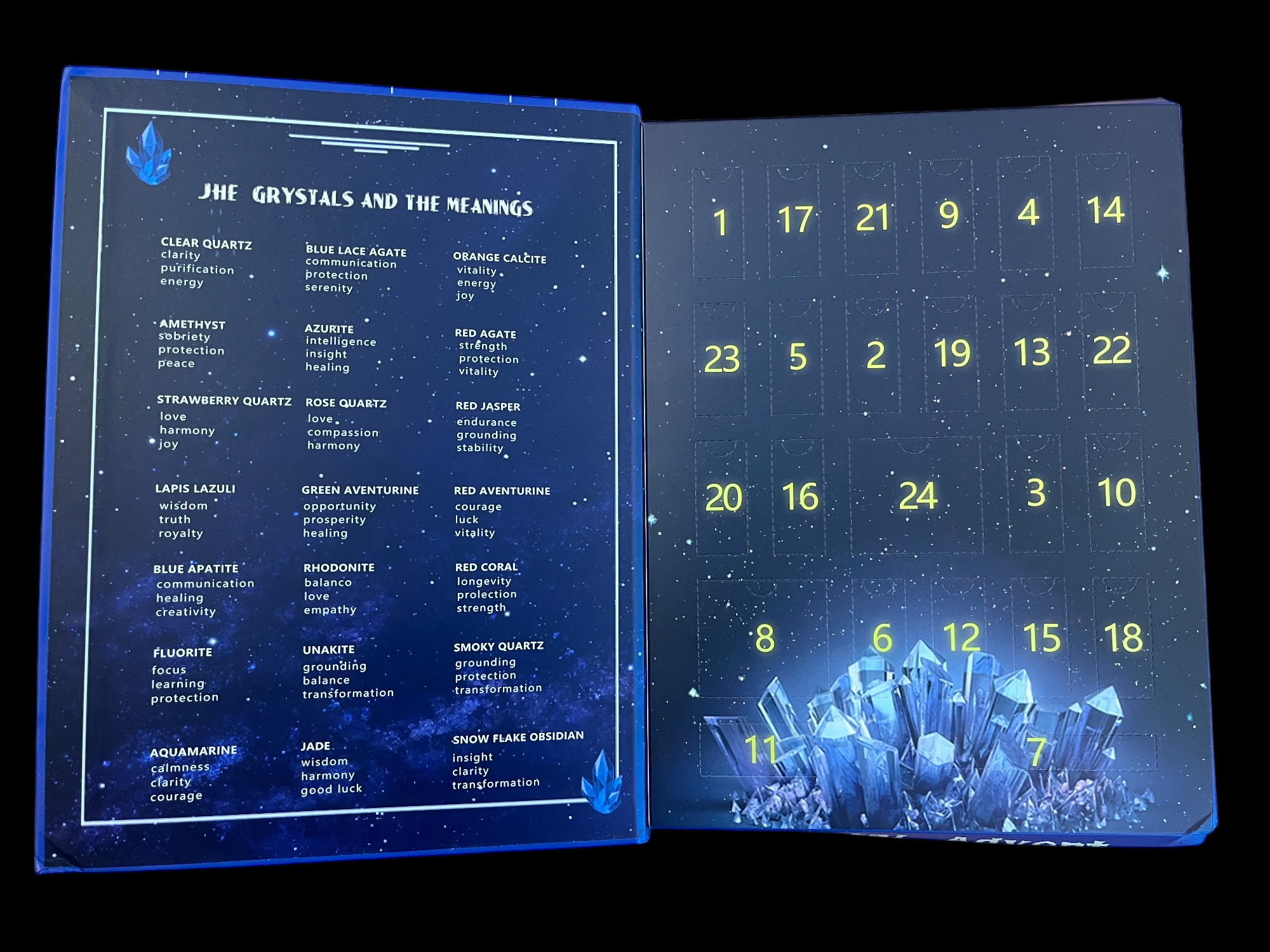 Kristallen advent kalender