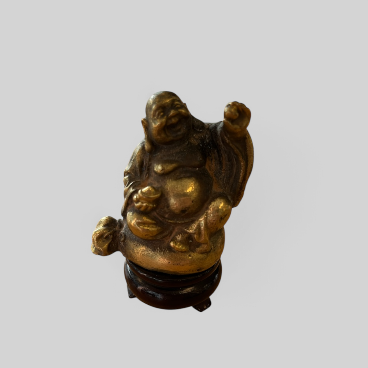 Bronzen Geluks Boeddha