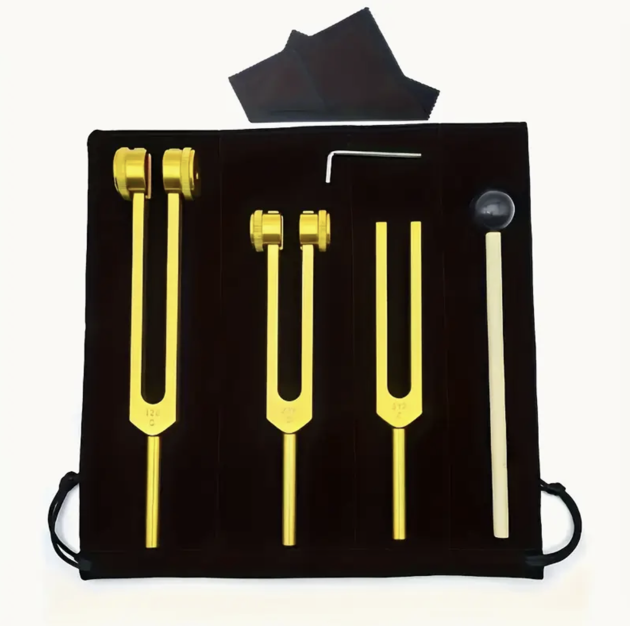 Klankvorken Set Goudkleurig