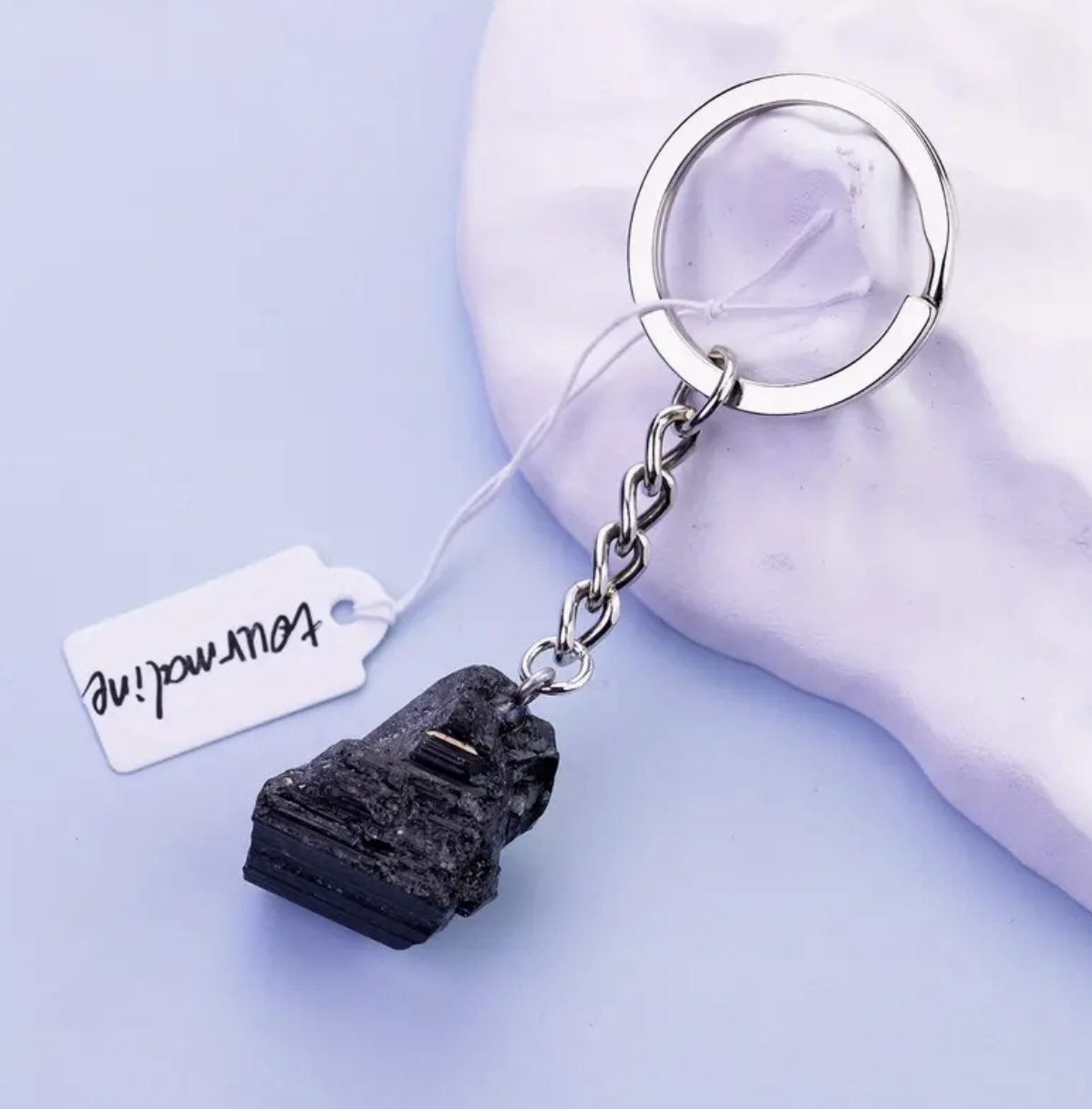 Toermalijn sleutelhanger