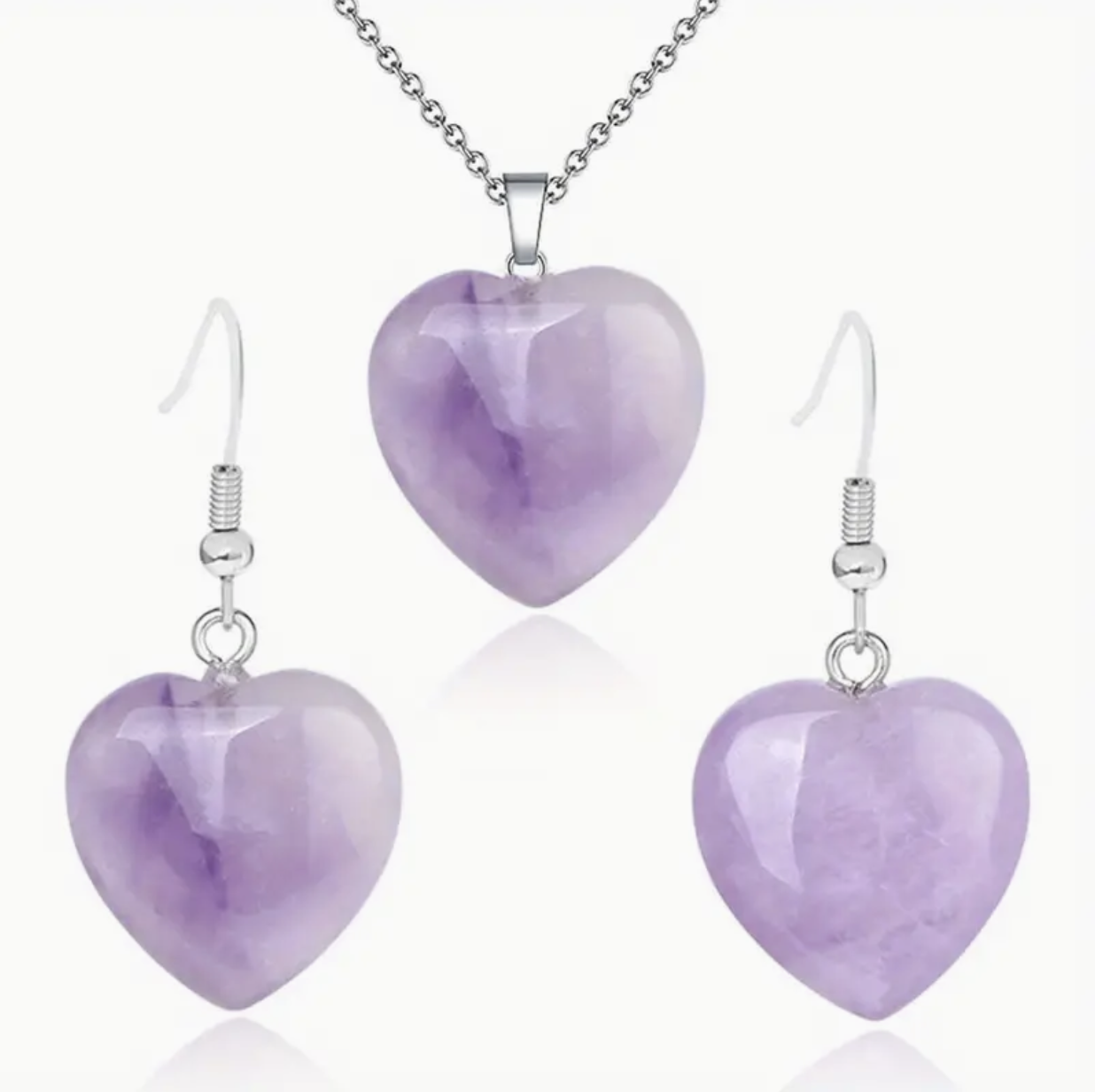 Amethist sieraden set