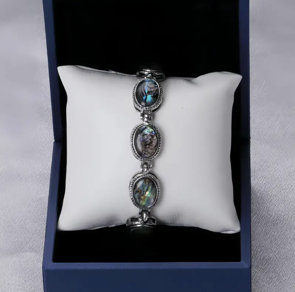 Ovale abalone armband