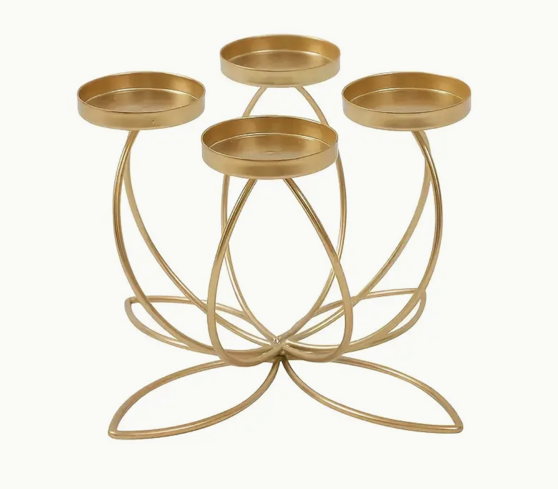 Lotus Kaarshouder Goud