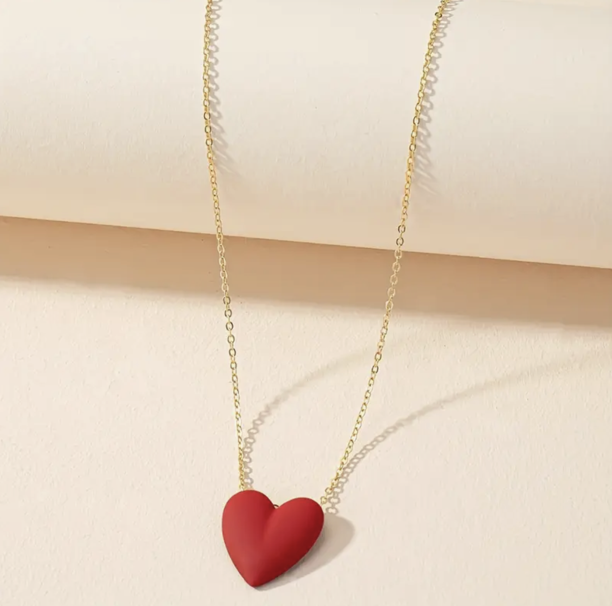 Rode Hart Ketting