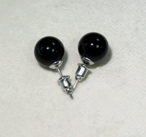 Zwarte Agaat Oorstekers