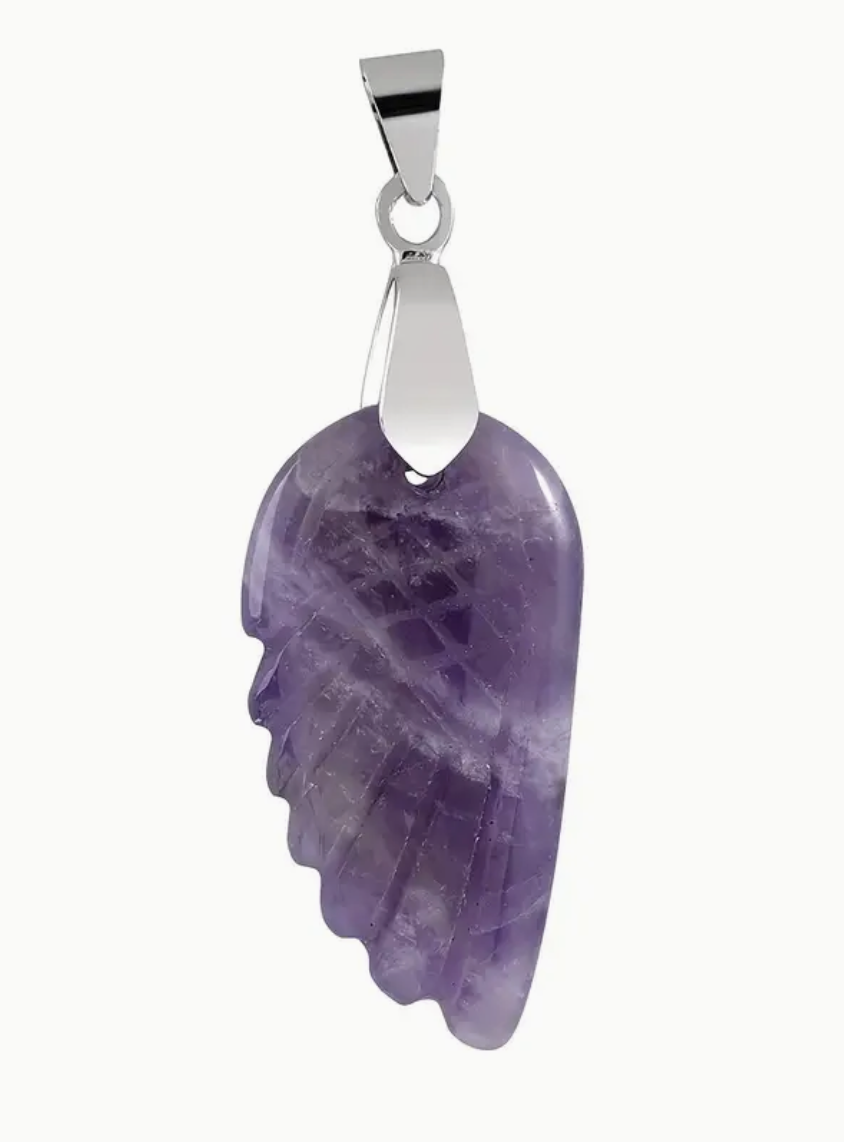 Amethist Engelvleugel Ketting