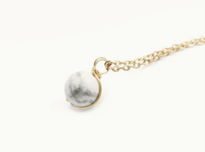 Goudkleurige Howliet Ketting