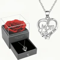 Moederdag cadeau set zilver